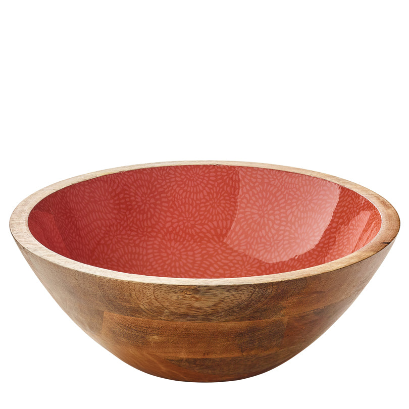 Fruttiera/Insalatiera tonda "Brush Coral" cm Ø30x11,5