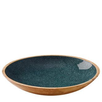 Fruttiera tonda "Mineral Coal" cm Ø35x6