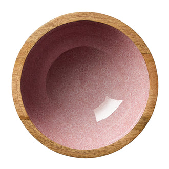 Ciotola snack tonda "Mineral Rose" cm Ø20x8