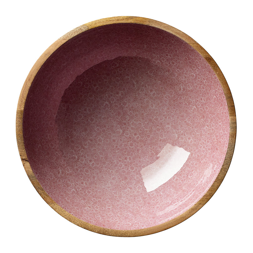 Fruttiera/Insalatiera tonda "Mineral Rose" cm Ø35x12