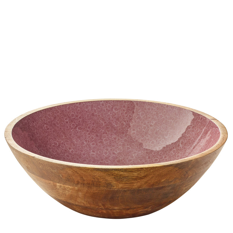 Fruttiera/Insalatiera tonda "Mineral Rose" cm Ø35x12