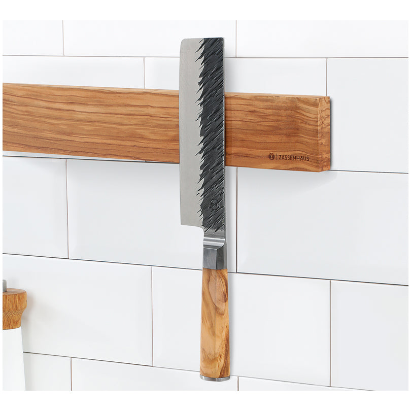 Barra magnetica porta coltelli, per 5 coltelli cm 40x6,5x2