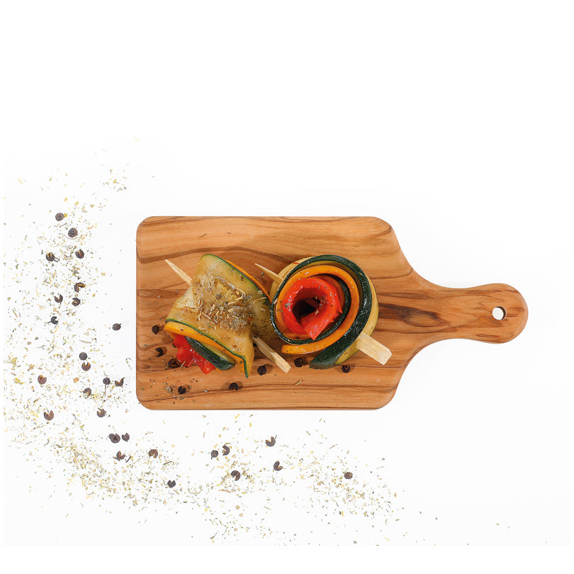 Tagliere rettangolare con manico "Olive" cm 22x11x1,4