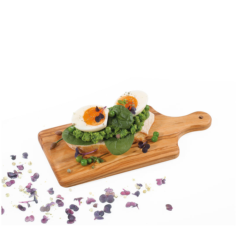 Tagliere rettangolare con manico "Olive" cm 26x12x1,4
