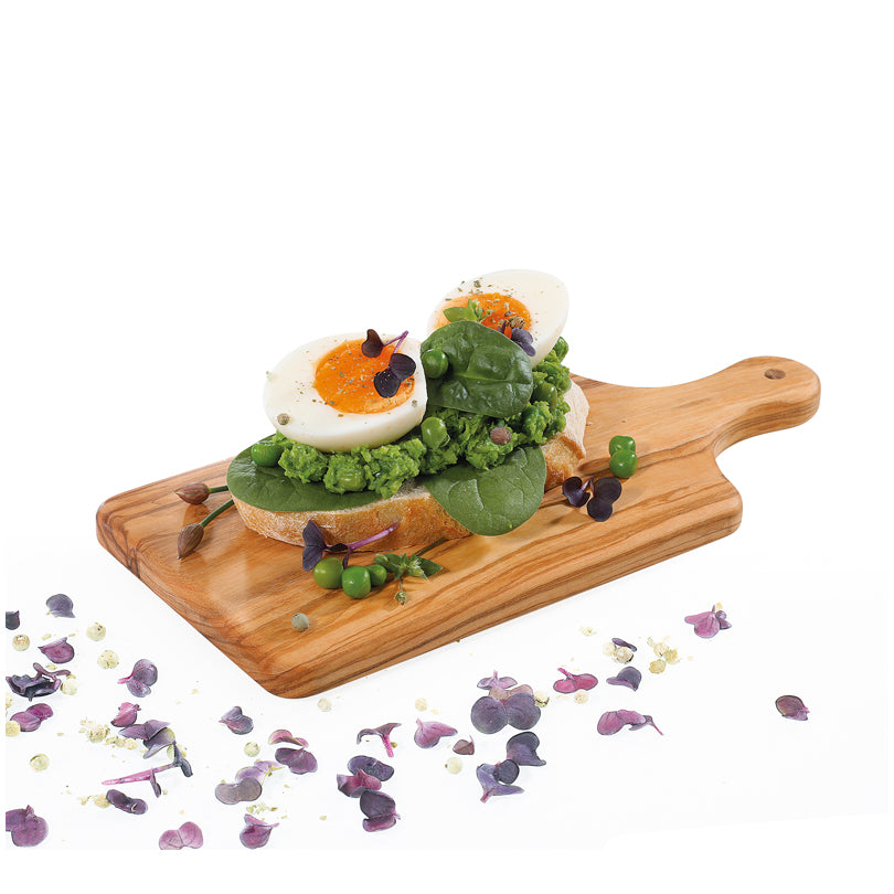Tagliere rettangolare con manico "Olive" cm 26x12x1,4