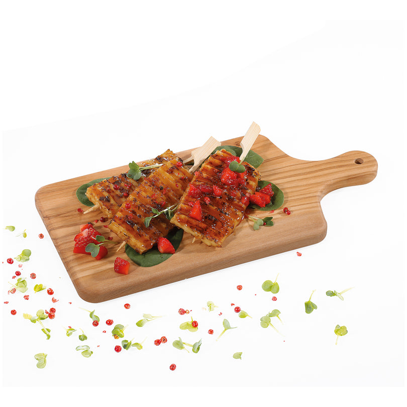 Tagliere rettangolare con manico "Olive" cm 29x14x1,4