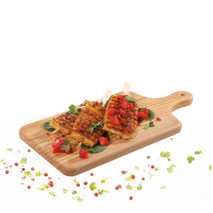 Tagliere rettangolare con manico "Olive" cm 29x14x1,4