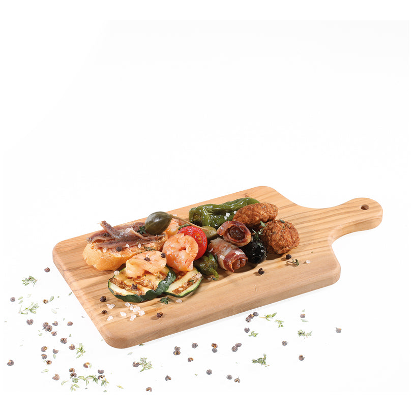 Tagliere rettangolare con manico "Olive" cm 29x14x1,4