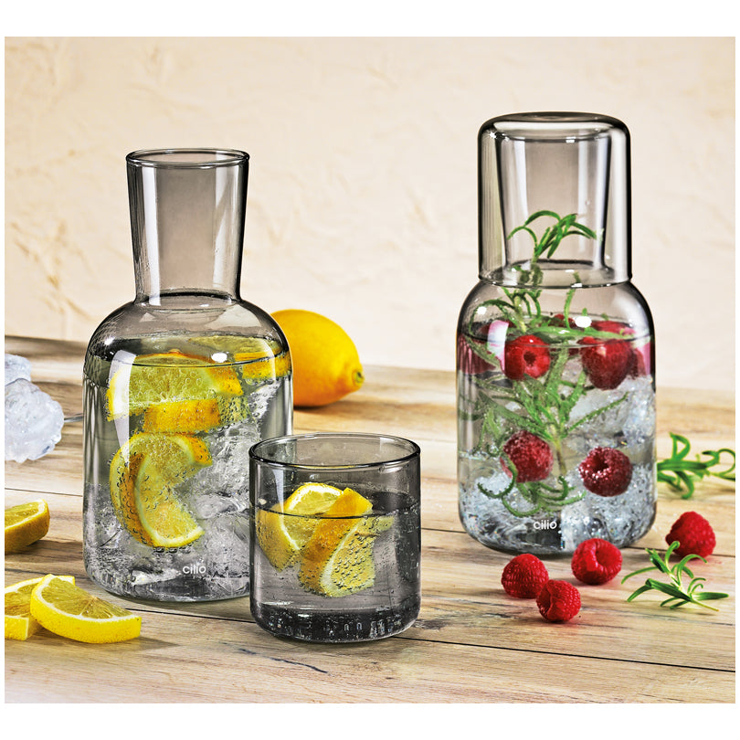 Caraffa con bicchiere da bibita "Lorenzo" ml 750/200/cm Ø9,5x1