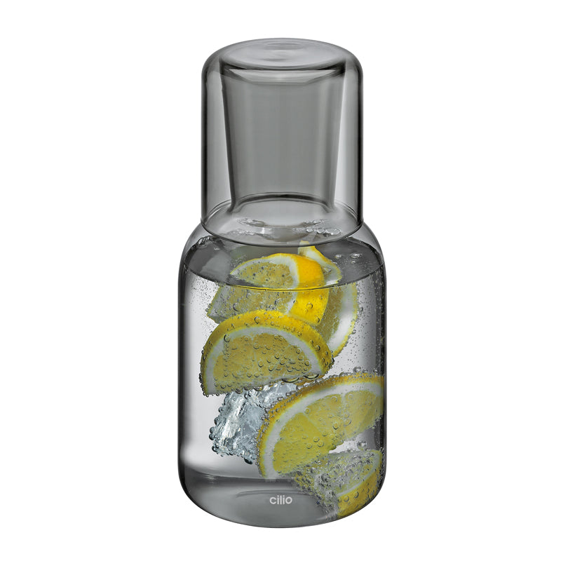 Caraffa con bicchiere da bibita "Lorenzo" ml 750/200/cm Ø9,5x1