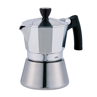 Caffettiera espresso "Classic Duo", 3 tazze (induzione) cm Ø9,5x15,5