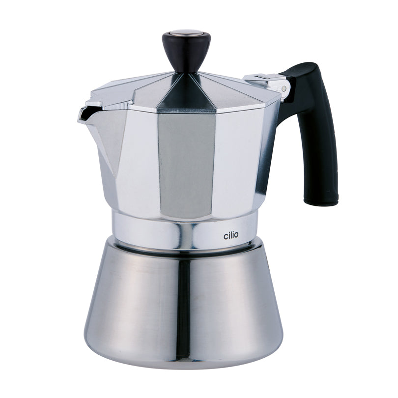 Caffettiera espresso "Classic Duo", 3 tazze (induzione) cm Ø9,5x15,5