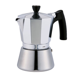 Caffettiera espresso "Classic Duo", 6 tazze (induzione) cm Ø10,5x18