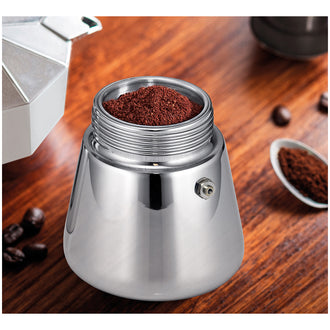 Caffettiera espresso "Classic Duo", 6 tazze (induzione) cm Ø10,5x18