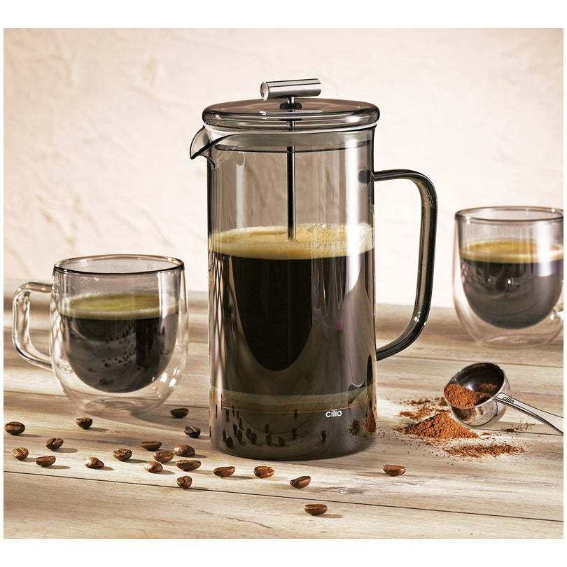 Caffettiera pressofiltro "Veneto", 8 tazze cm Ø9,5x20/l 1