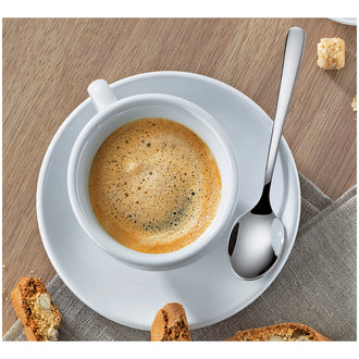 Cucchiaino caffè "Roma" lucidato, confezione da 6 pezzi cm 14,5
