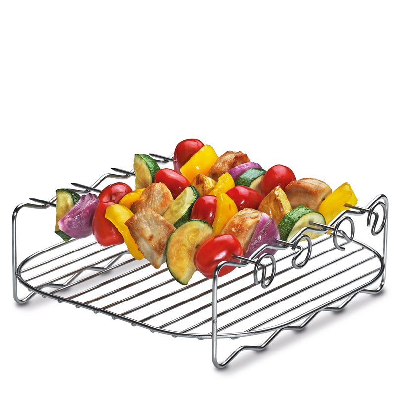 Kit griglia per friggitrice ad aria calda "Impuls", 5 pezzi cm 21,5x21,5x7