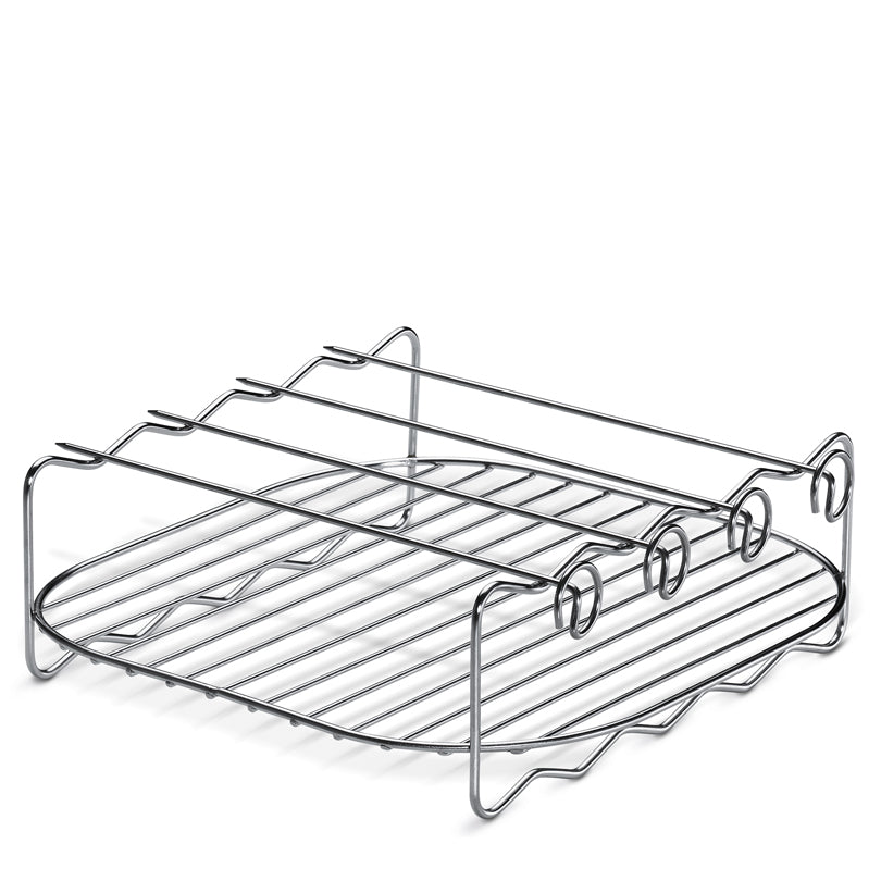 Kit griglia per friggitrice ad aria calda "Impuls", 5 pezzi cm 21,5x21,5x7