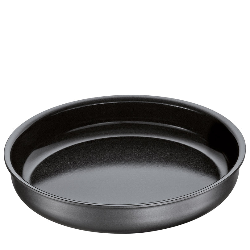 Set 2 Padelle "Napoli" con manico rimovibile cm Ø24x4,5/Ø28x5