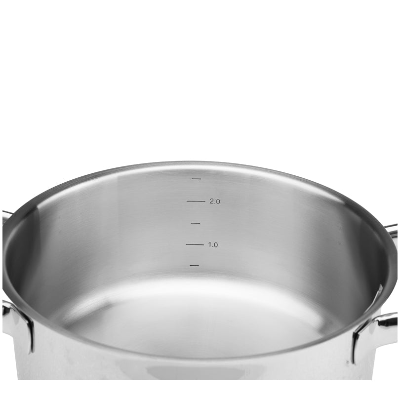 Casseruola con coperchio in vetro "Pisa" cm Ø20x9,5/l 2,8