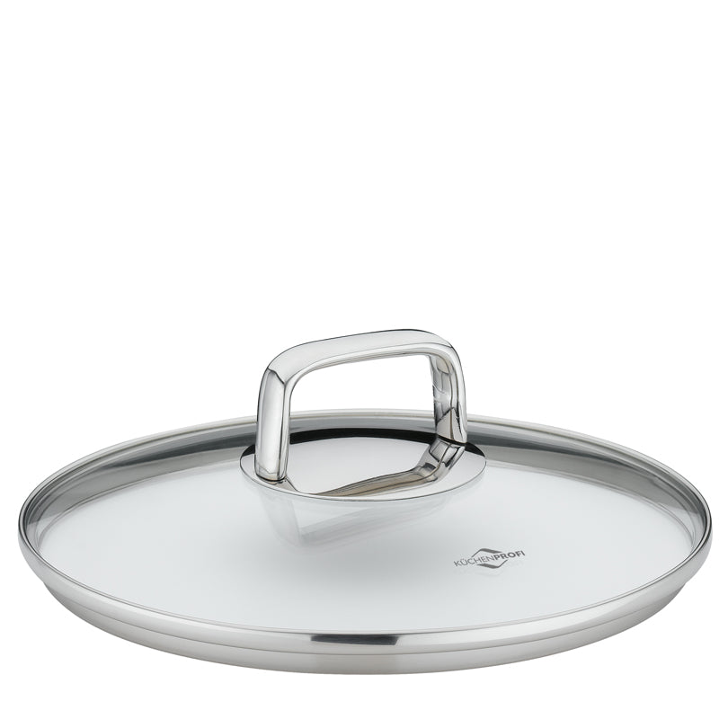 Casseruola alta con coperchio in vetro "Pisa" cm Ø24x14,5/l 6,3