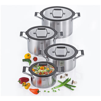 Batteria pentole "Como", 8 pezzi