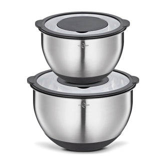 Kit 2 Bastardelle antiscivolo "Deluxe", coperchi mutlifunzionali inclusi cm Ø20/cm Ø24