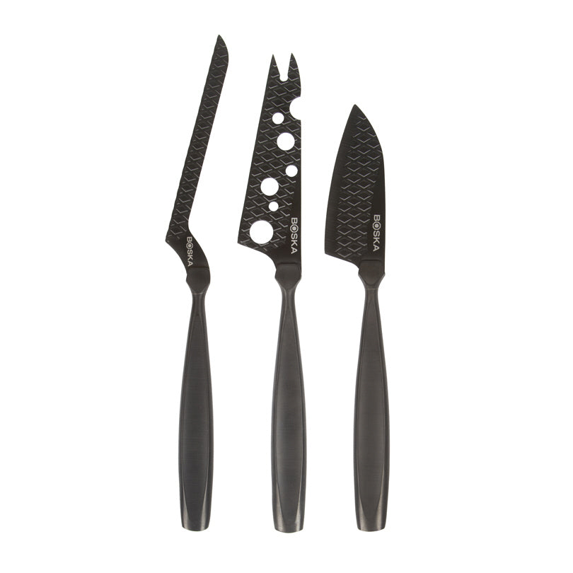 Set 3 coltelli formaggio "Monaco+" cm 21-26