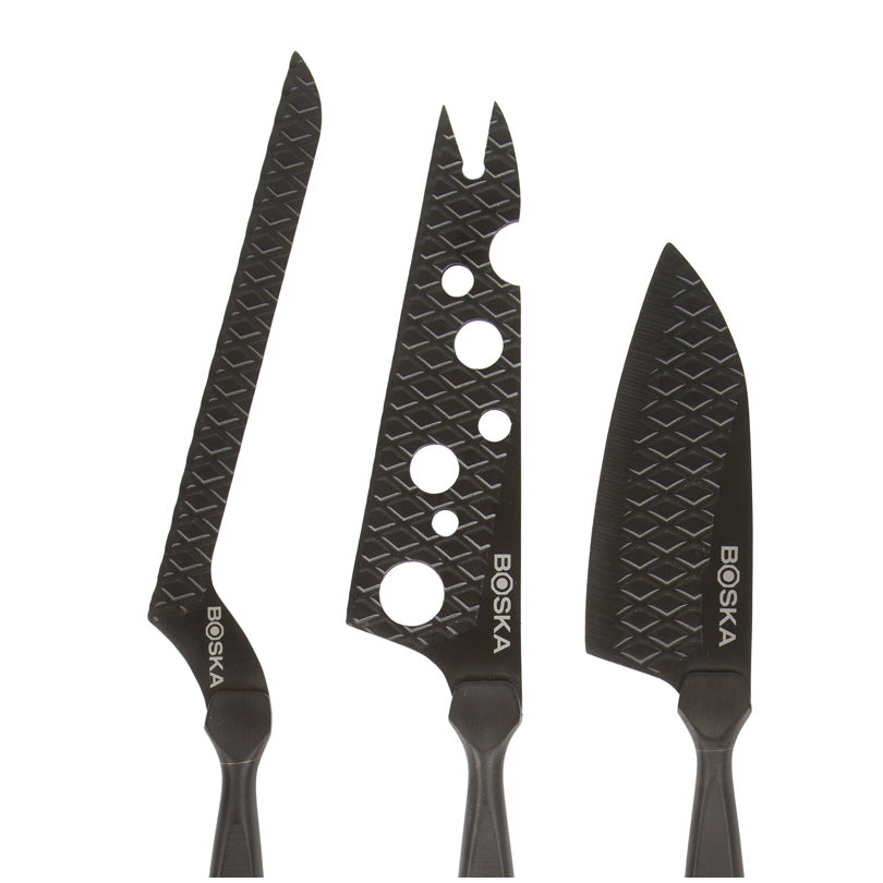Set 3 coltelli formaggio "Monaco+" cm 21-26