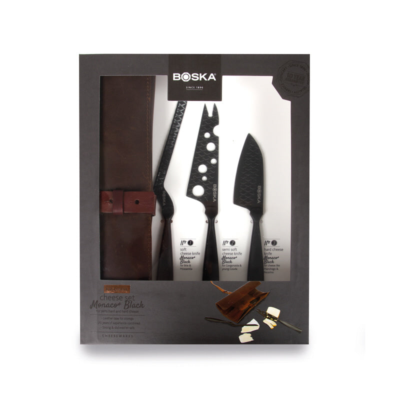 Set 3 coltelli formaggio "Monaco+" cm 21-26