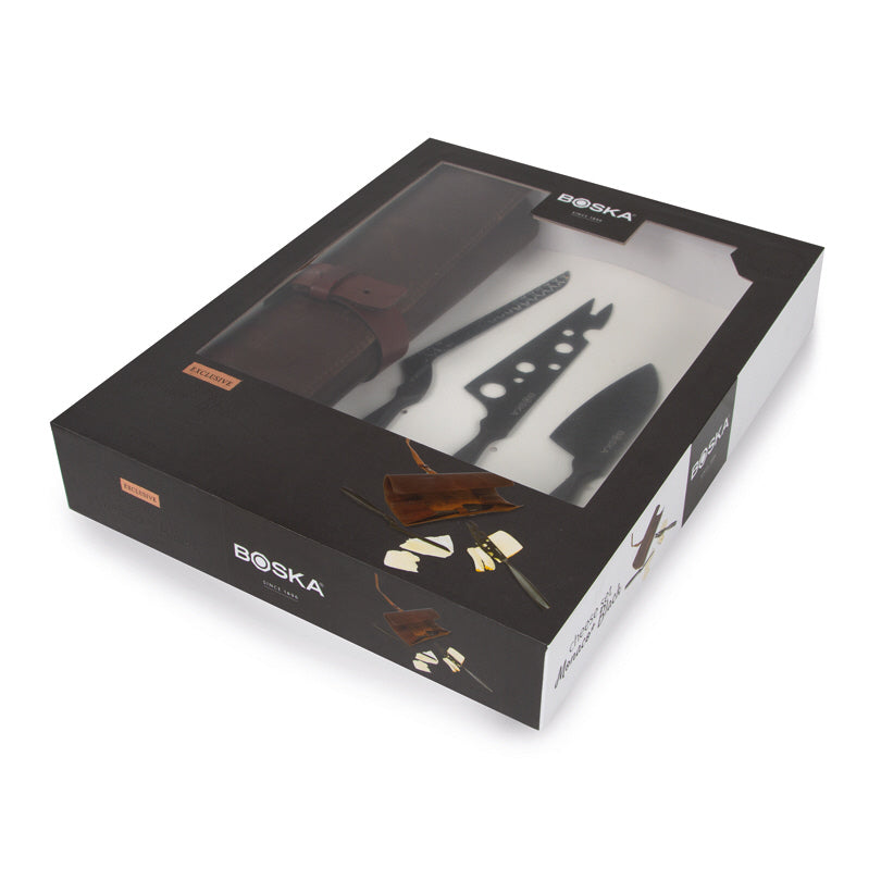 Set 3 coltelli formaggio "Monaco+" cm 21-26