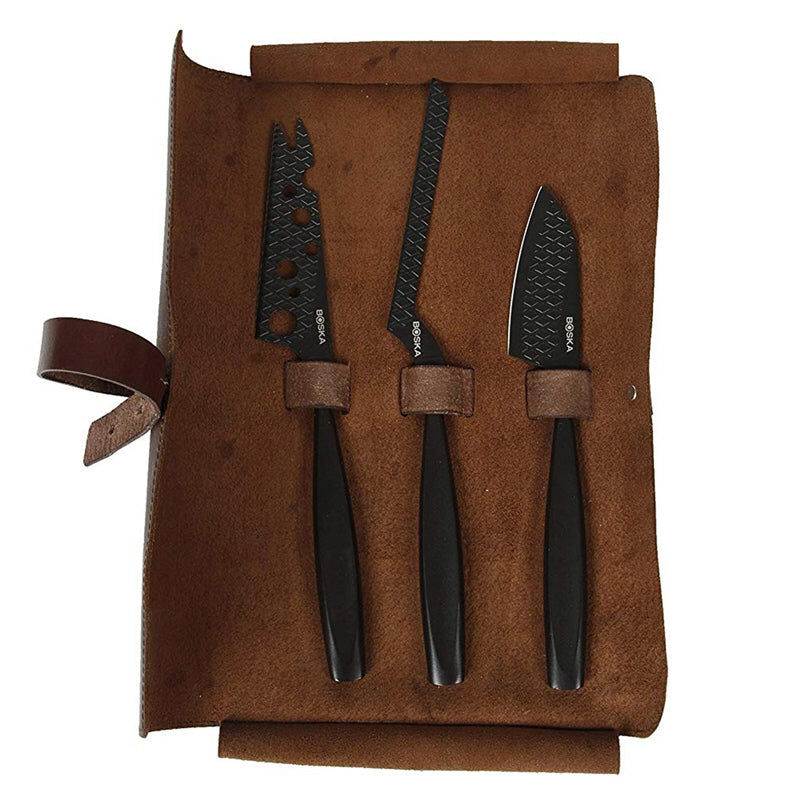 Set 3 coltelli formaggio "Monaco+" cm 21-26