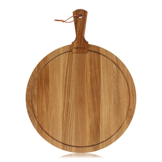 Tagliere da portata tondo L "Friends" cm 52,7x40,2x5