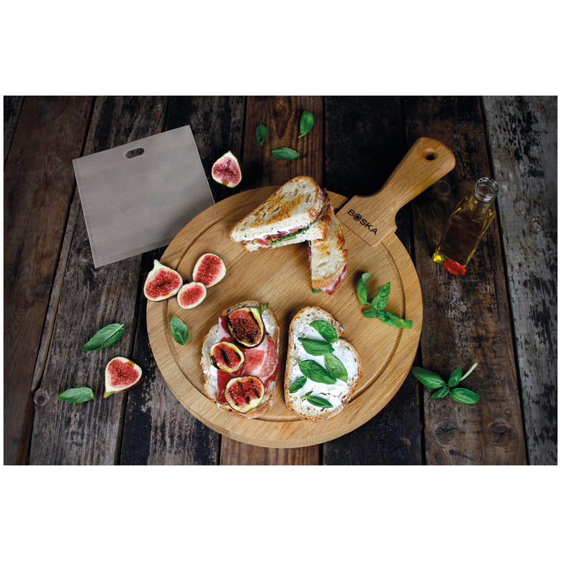 Tagliere da portata tondo M Friends cm 42x29,7x5