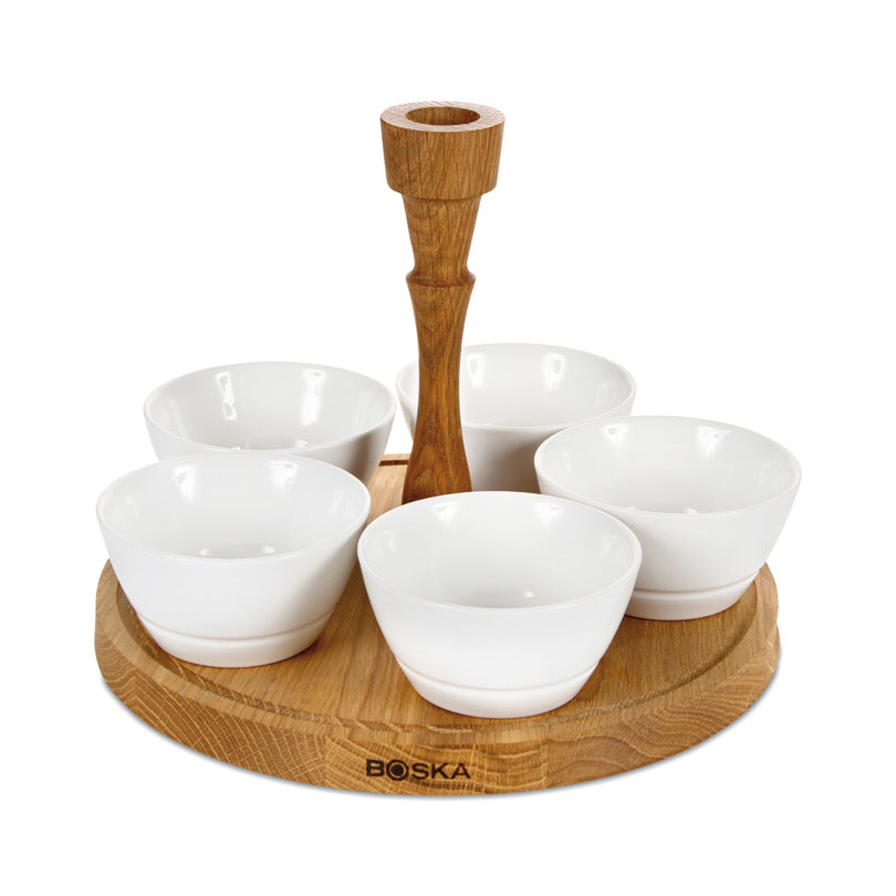 Vassoio da aperitivo tondo "Party", 6 pezzi ml 150/cm Ø26x20