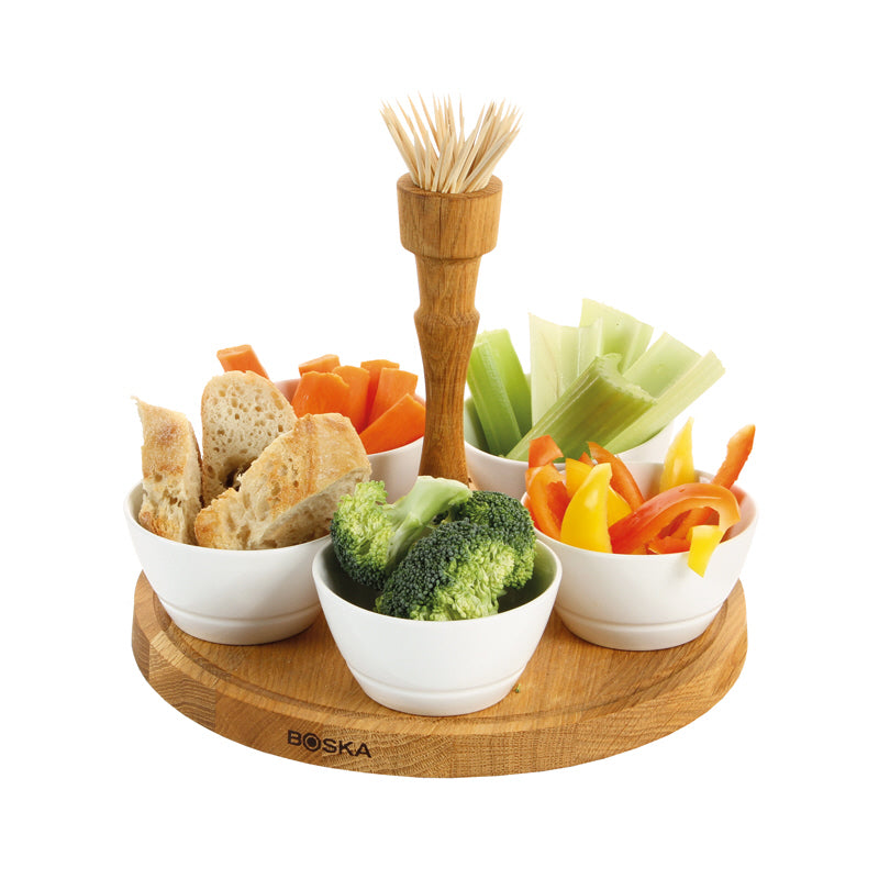 Vassoio da aperitivo tondo "Party", 6 pezzi ml 150/cm Ø26x20