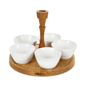 Vassoio da aperitivo tondo "Party", 6 pezzi ml 150/cm Ø26x20