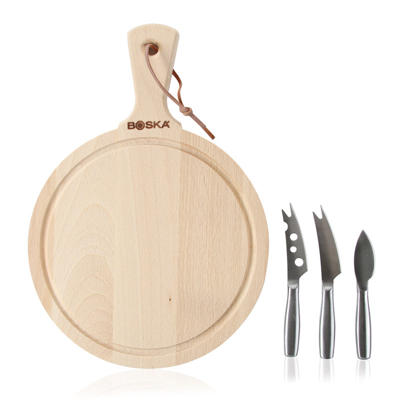 Kit formaggio tondo "Amigo", 4 pezzi cm Ø24x33x2