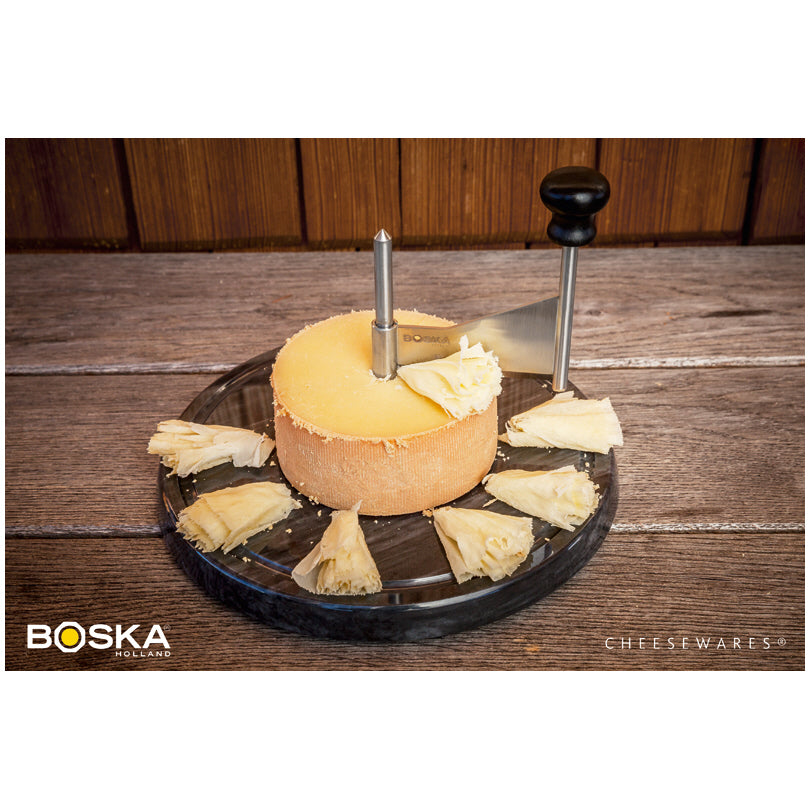 Tagliere raschia formaggio/Girolle Marmo cm Ø22