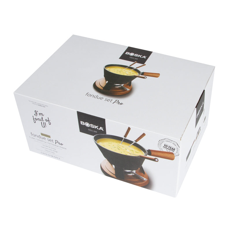 Set per fonduta al formaggio Pro, 10 pezzi cm 28x17x17/l 1