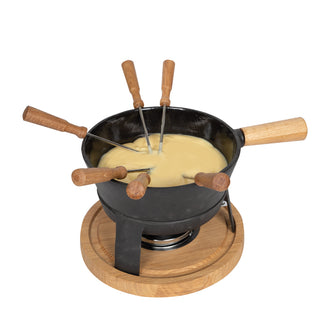 Set per fonduta al formaggio "Pro L", 10 pezzi l 1,8/cm 31x20x15