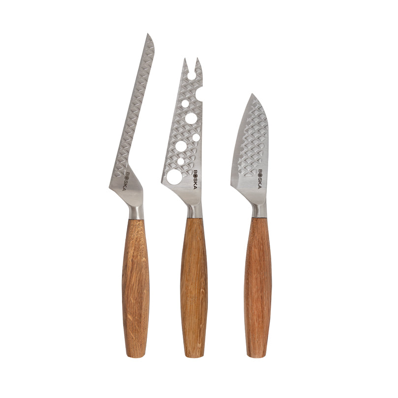 Set 3 coltelli formaggio "Oslo+" cm 20,5-25,5