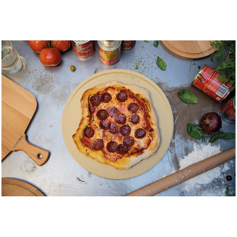 Pietra per pizza tonda "Deluxe L" cm Ø35