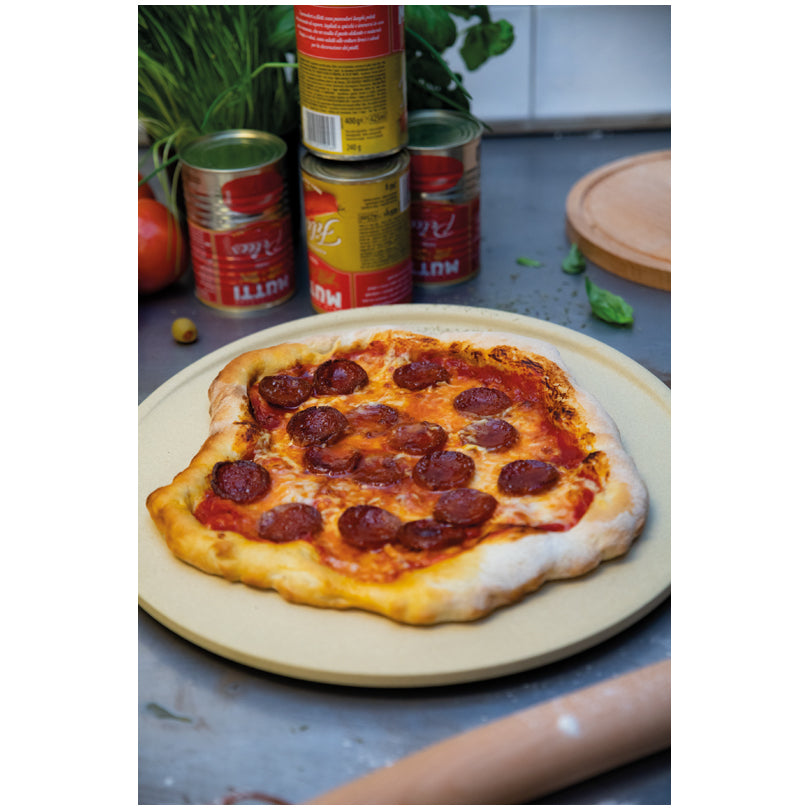 Pietra per pizza tonda "Deluxe L" cm Ø35