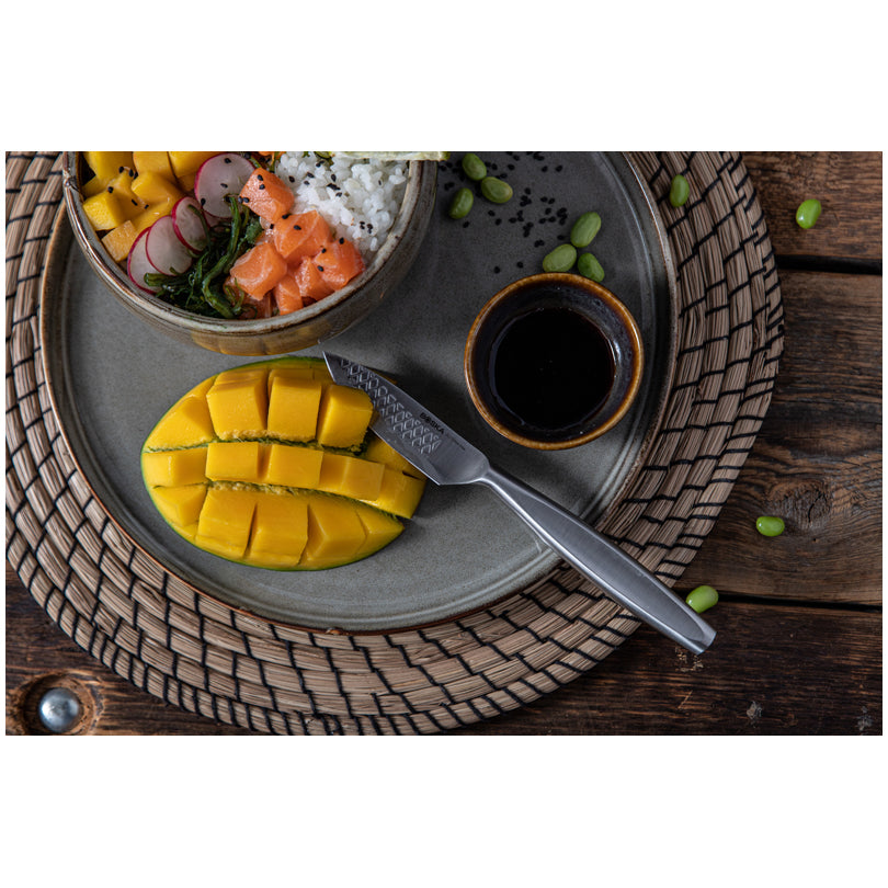 Spelucchino dritto con lama liscia "Monaco+" cm 8/20