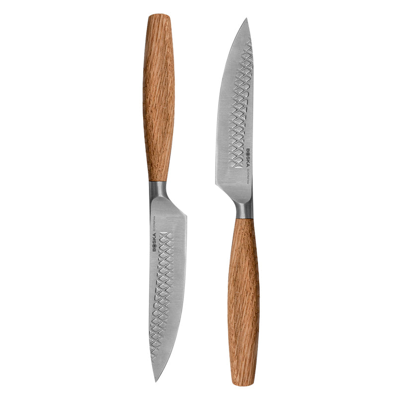 Coltello bistecca "Oslo+", confezione 2 pezzi cm 13/24