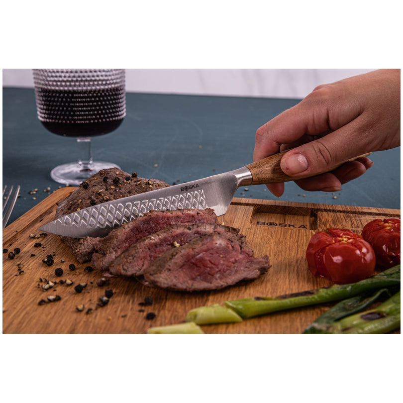 Coltello bistecca "Oslo+", confezione 2 pezzi cm 13/24