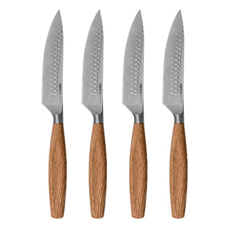 Coltello bistecca "Oslo+", confezione 4 pezzi cm 13/24