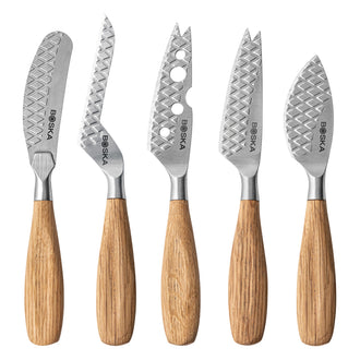 Set 5 coltelli formaggio mini "Oslo+" cm
