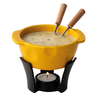 Servizio fonduta formaggio "Party Mini Cheesy", 5 pezzi ml 300/cm Ø14x11